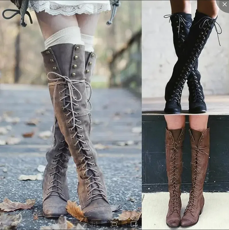 Medieval Costume Knight Boots  - مراجعة Vintage Old Fashion وسعره