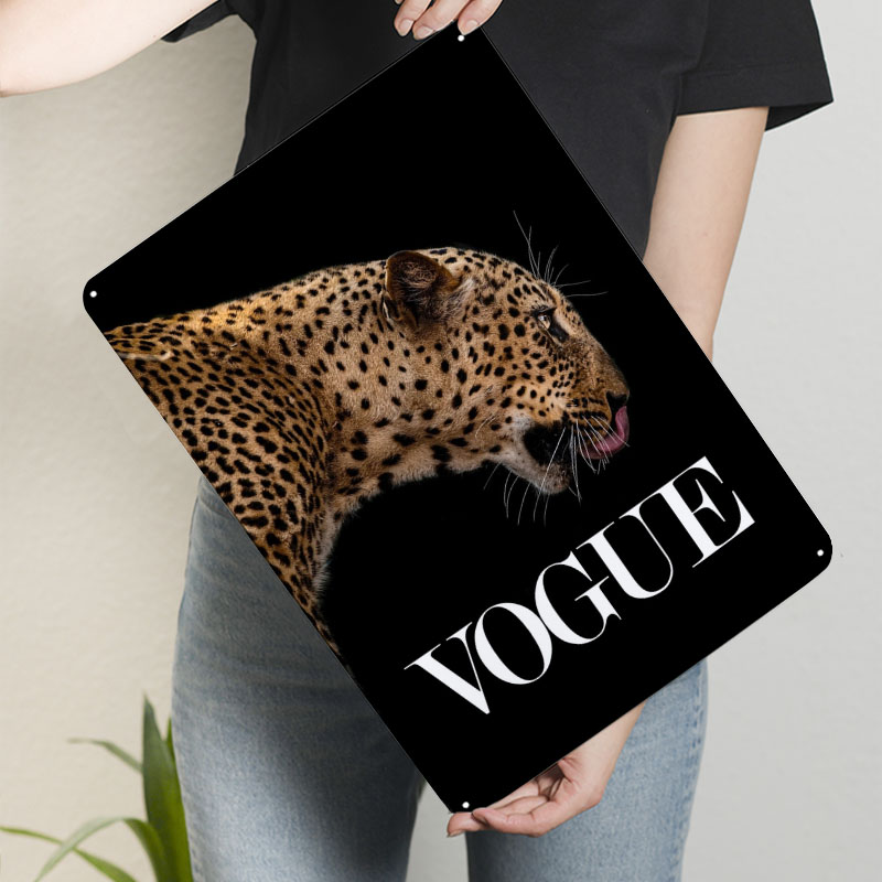 Vogue Fashion Poster Metal Sig - مراجعة Vintage Vogue Fashion Poster وسعره