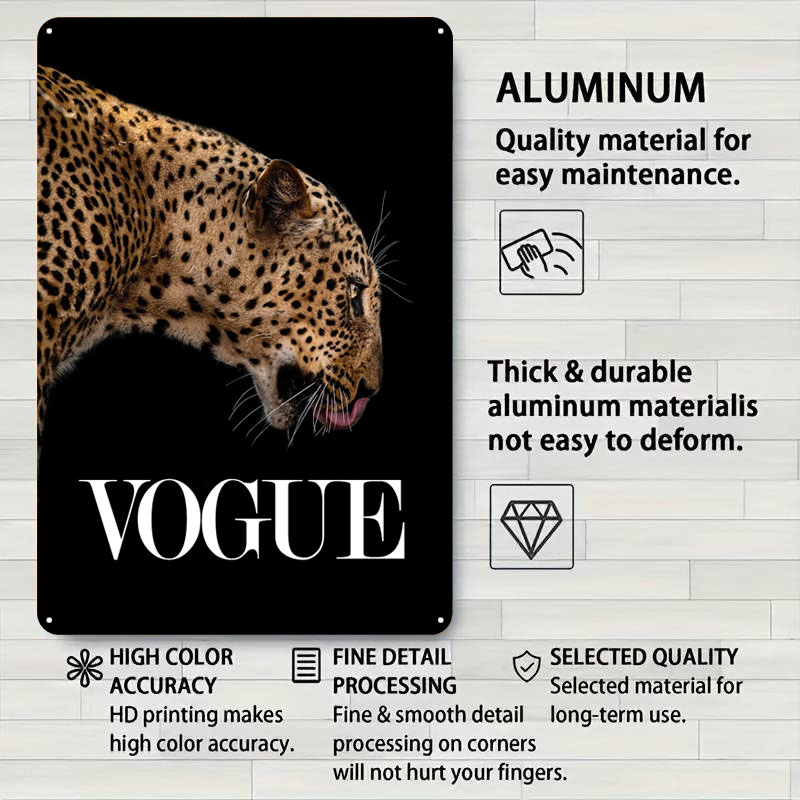 Vogue Fashion Poster Metal Sig - مراجعة Vintage Vogue Fashion Poster وسعره