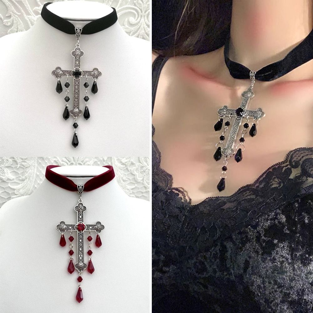 Retro Style Large Cross Pendan - مراجعة Vintage Fashion Looks وسعره