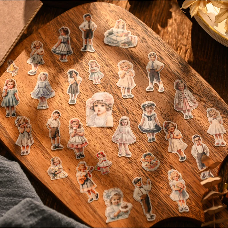 50pcs Vintage Kids Paper Doll  - مراجعة Vintage Fashion Dolls وسعره